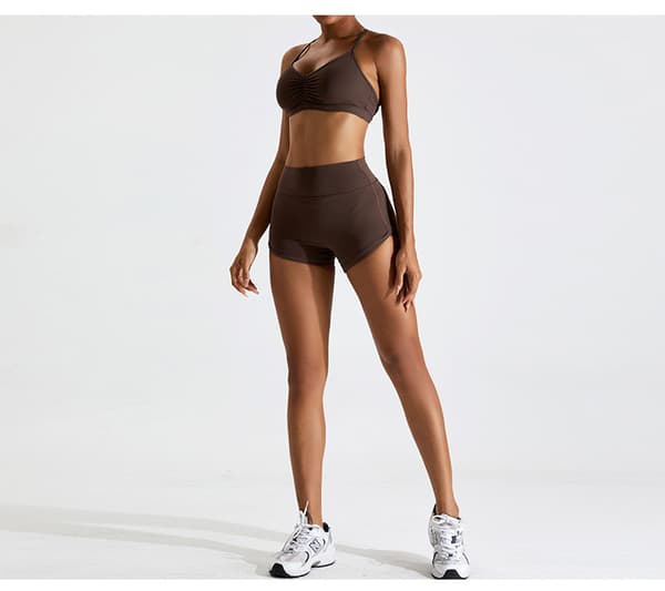 INF Criss Cross Sports-BH og Leggings-sett