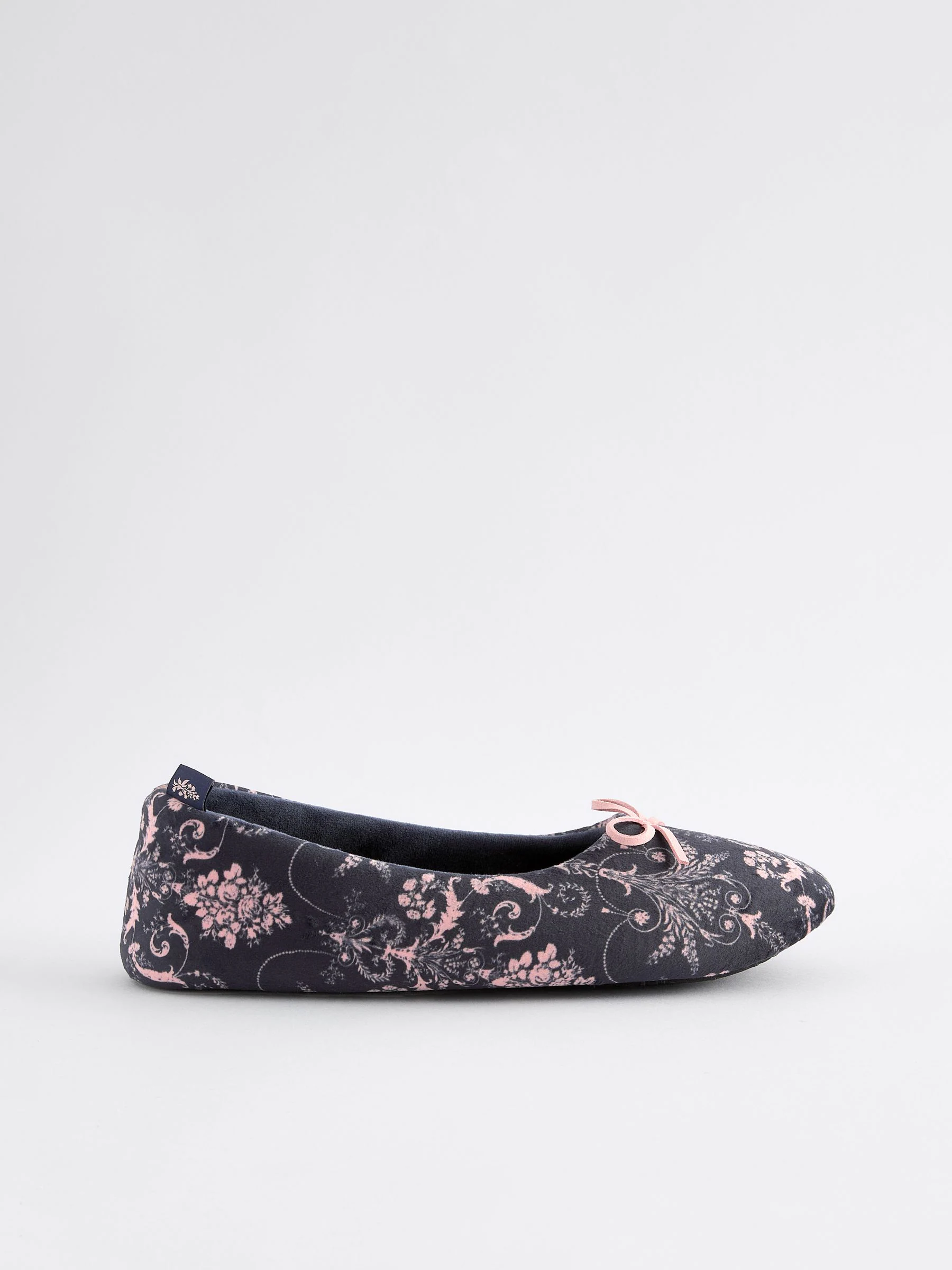 Marineblauw - Laura Ashley ballerina pantoffels