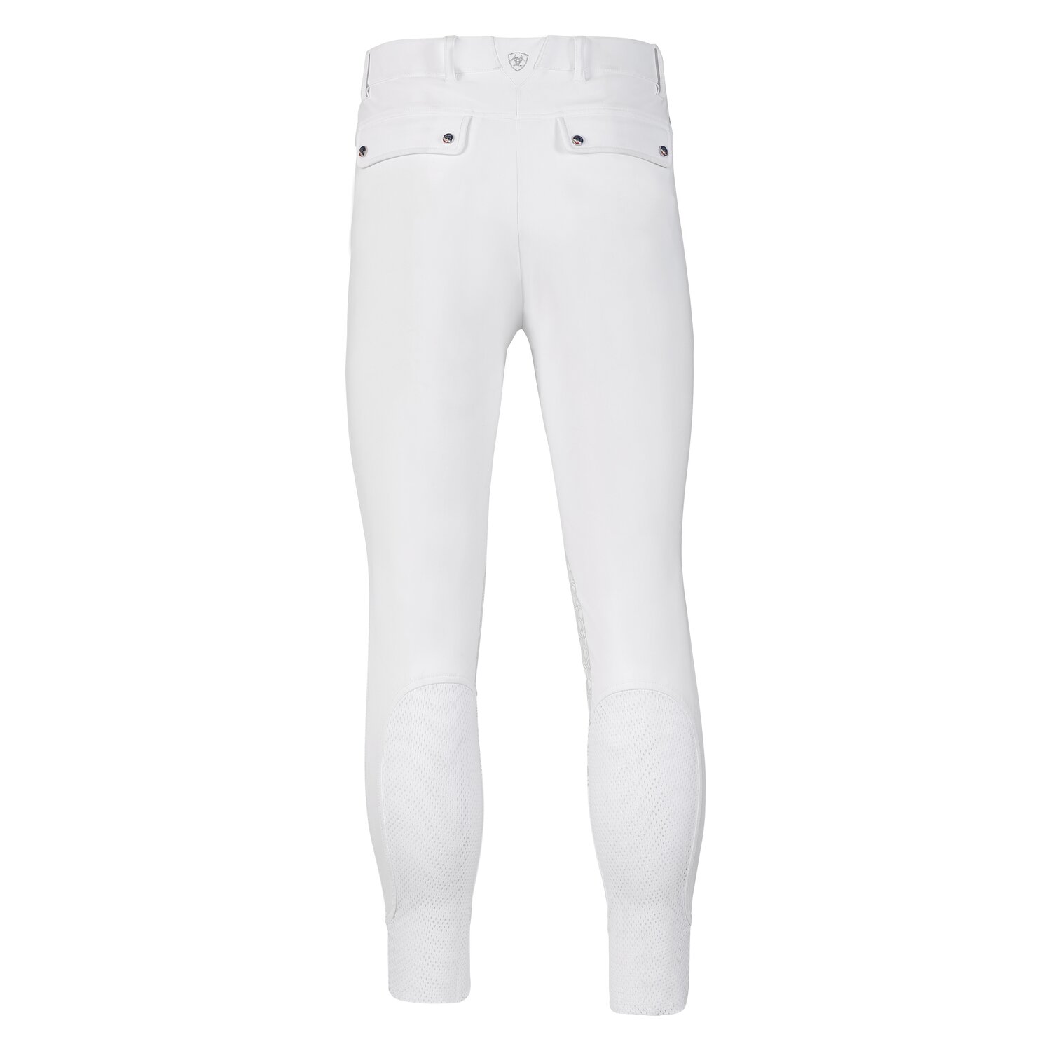 ARIAT Reithose Tri Factor Grip Knee Patch  - white