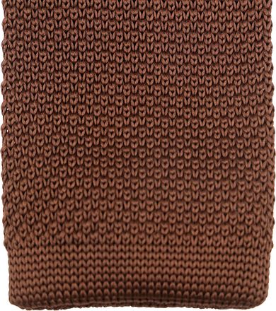 Suitable Knitted Stropdas Bruin TK-06 TK-06-004 kopen