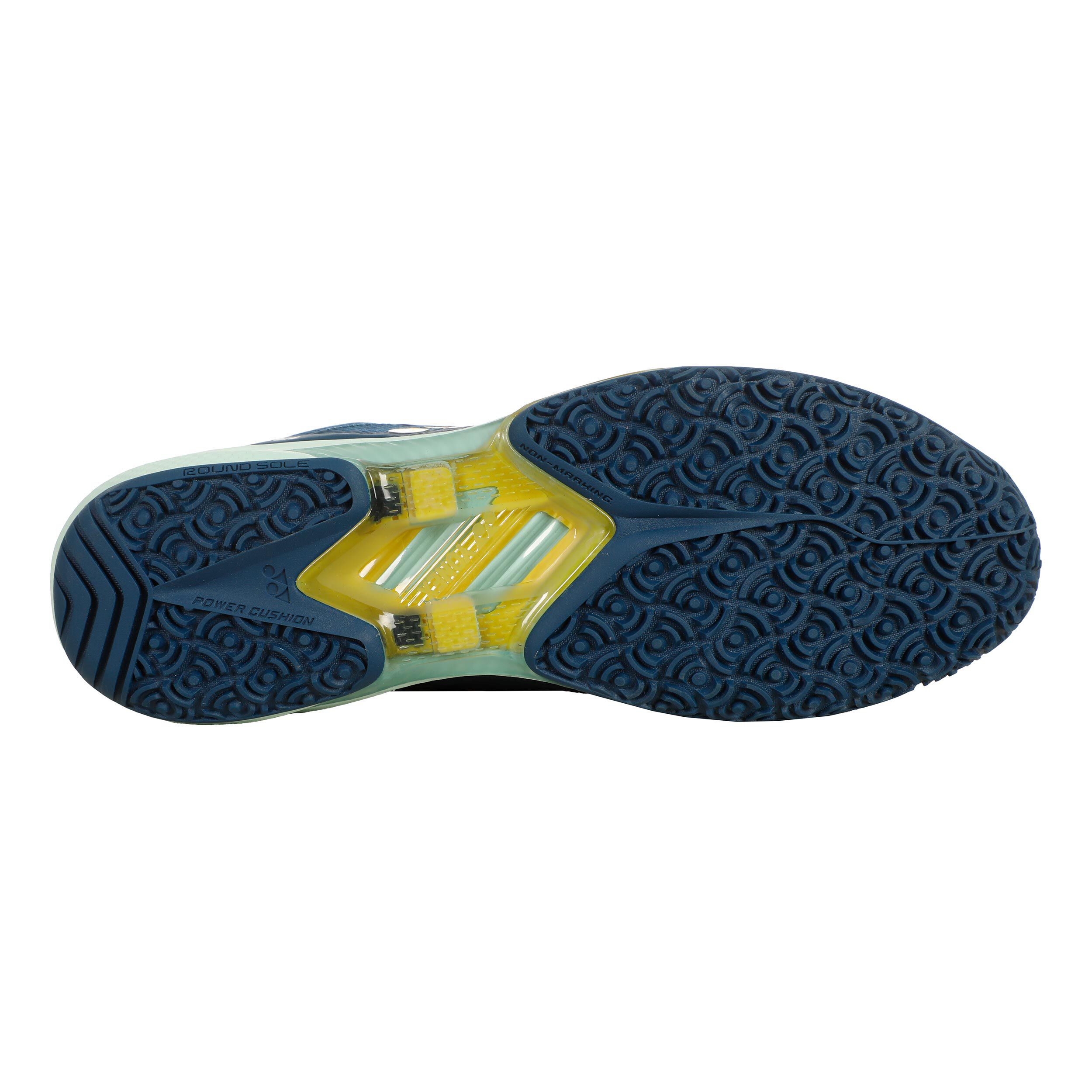 Yonex Power Cushion Ad-Accel Chaussure Terre Battue Hommes - Bleu Foncé , Turquoise