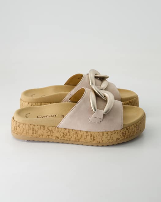 Gabor 63.761.10 Pantoletten in Beige