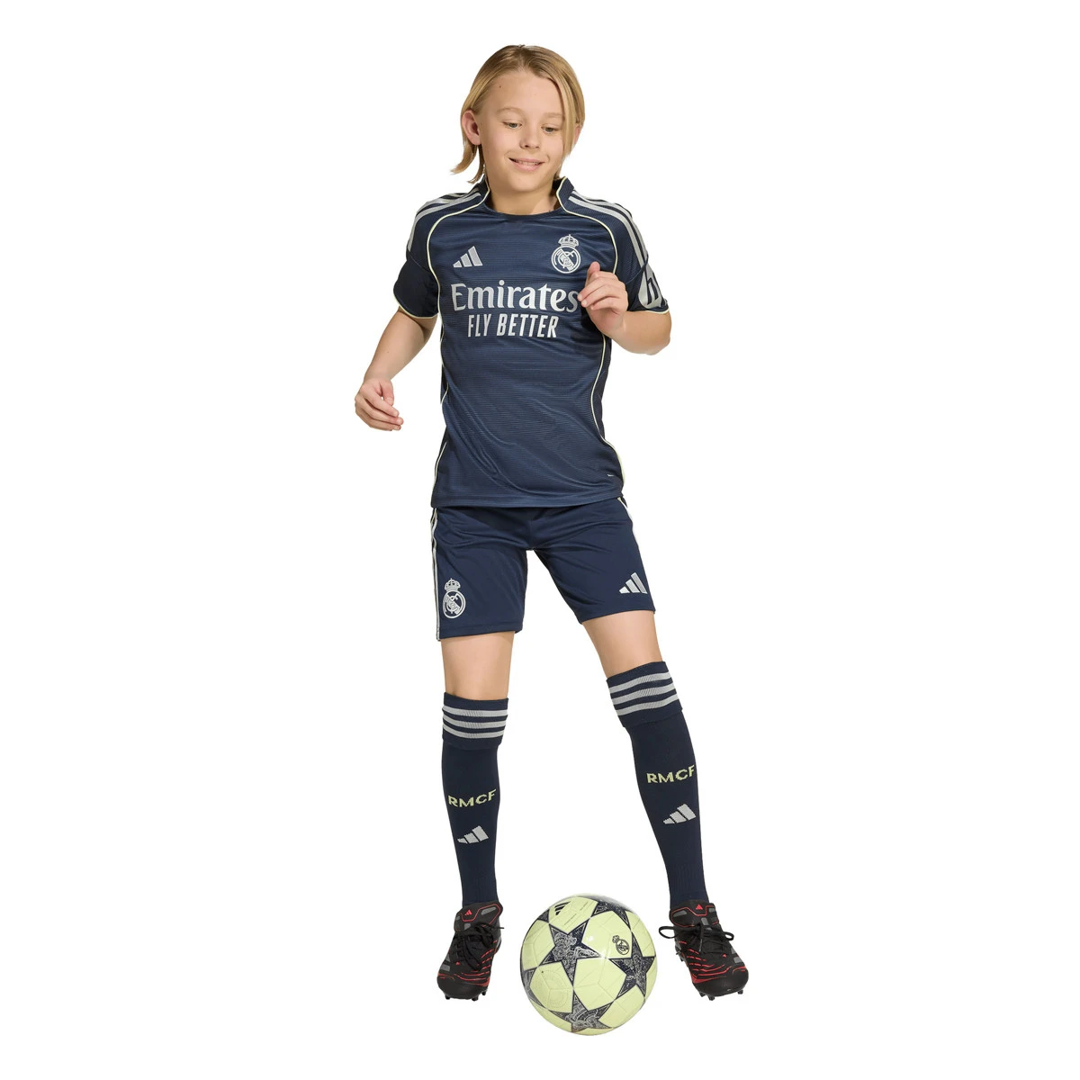 Calções adidas Real Madrid Segundo Equipamento 2025-2026 Criança