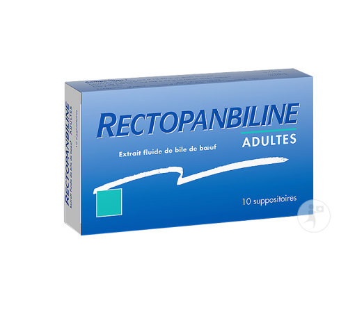Rectopanbiline Adultes 10 Suppositoires