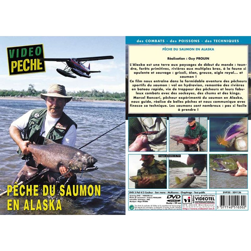 Dvd - Peche Du Saumon En Alaska
