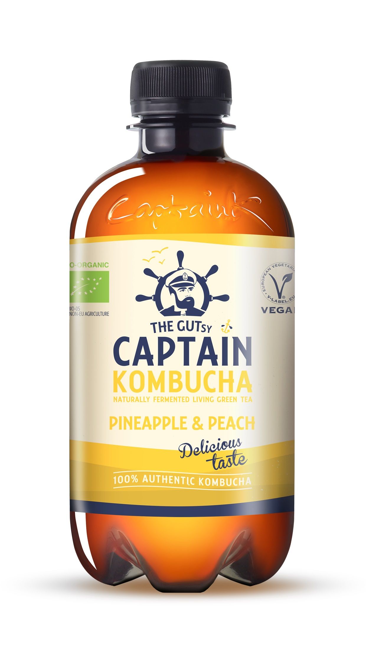 Captain Kombucha Pineapple Peach