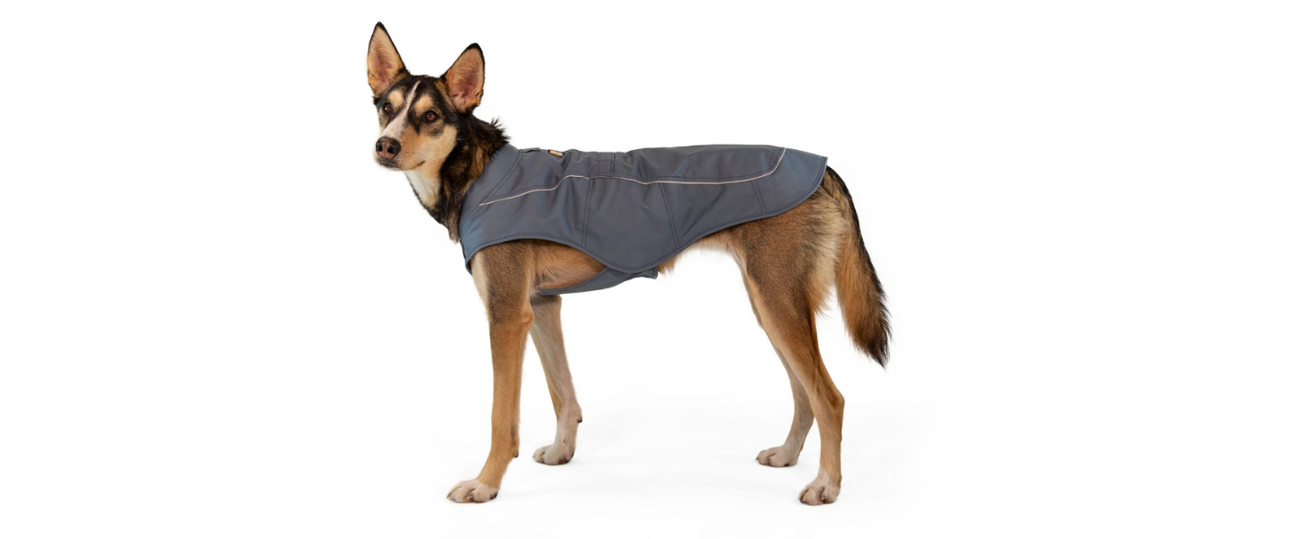 Veste résistant aux intempéries overcoat™ avec doublure en polaire. Couleur: slate blue (gris), taille: xxs