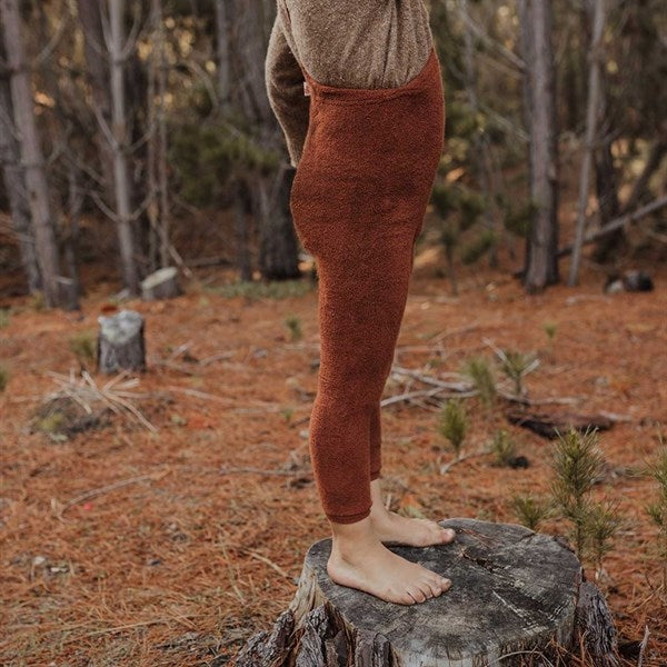Teddy Warmy Footless Tights Cinnamon - Silly Silas