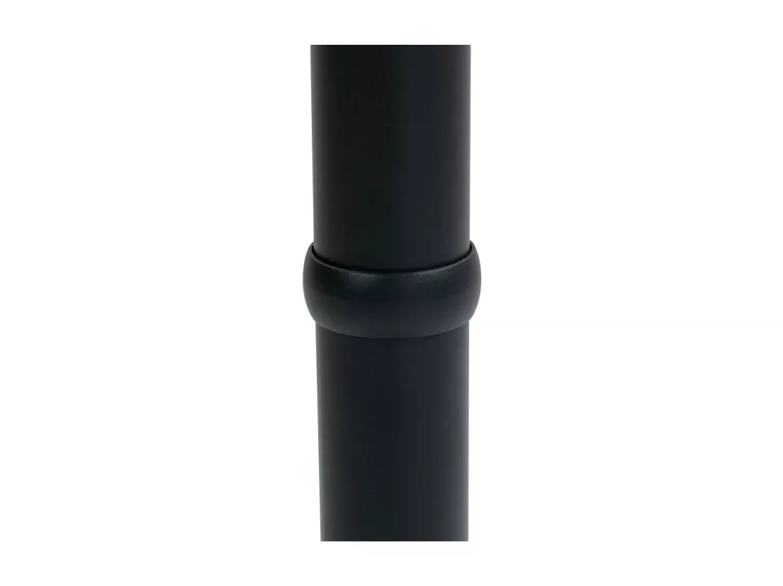 Table haute - rond Ø 60 cm - Bois - Noir / Noir - Hereford
