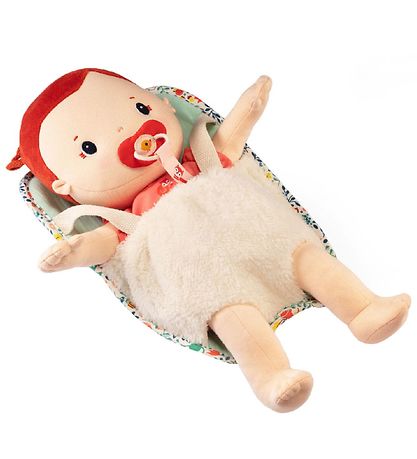 Lilliputiens Babypuppe Babytrage - Blumen