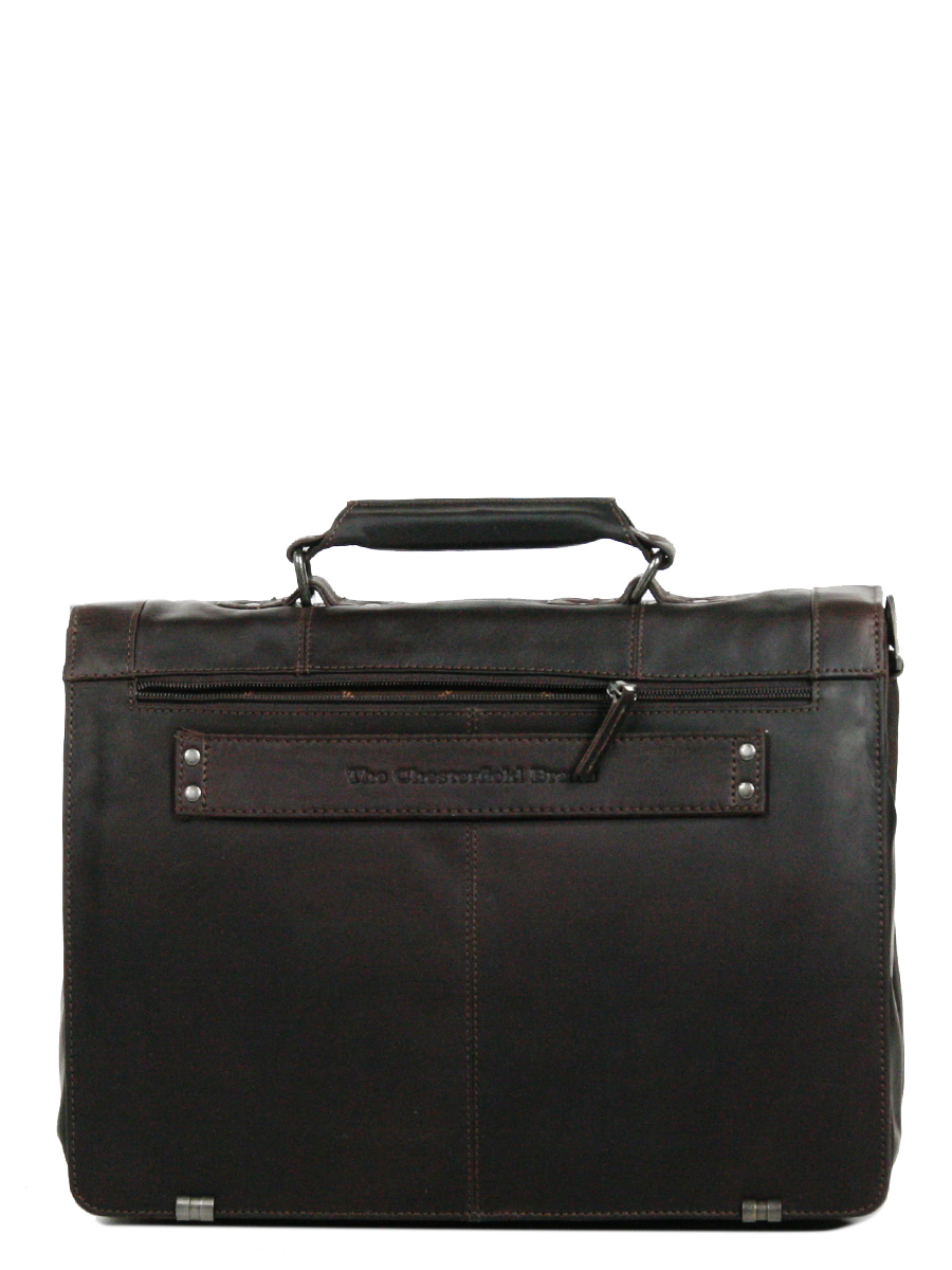 Serviette ordinateur The Chesterfield Brand Joe 38 cm 14 pouces - 2 soufflets