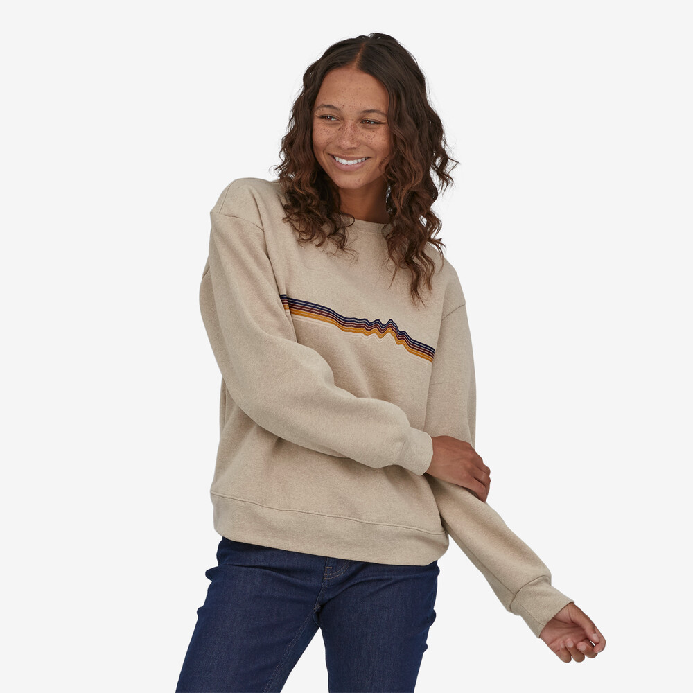 Damen-Sweatshirt Ridge Rise Stripe Uprisal Crew