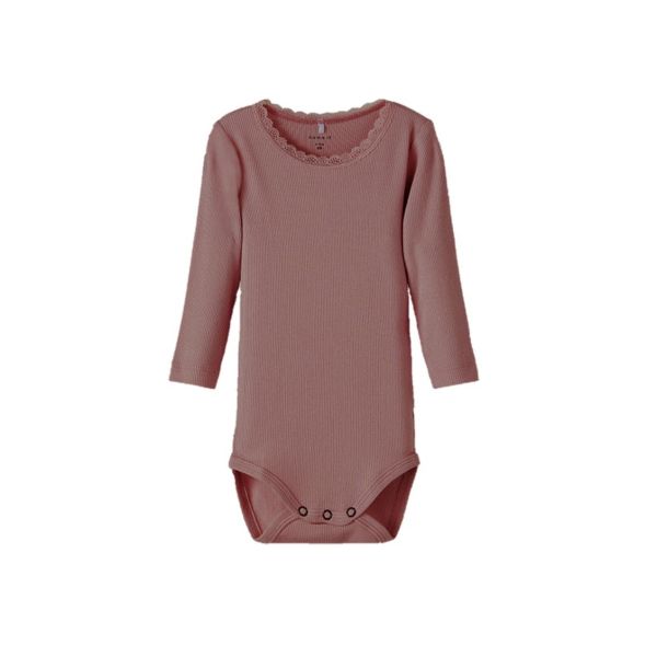 Name It Romper Kab Lace Apple Butter