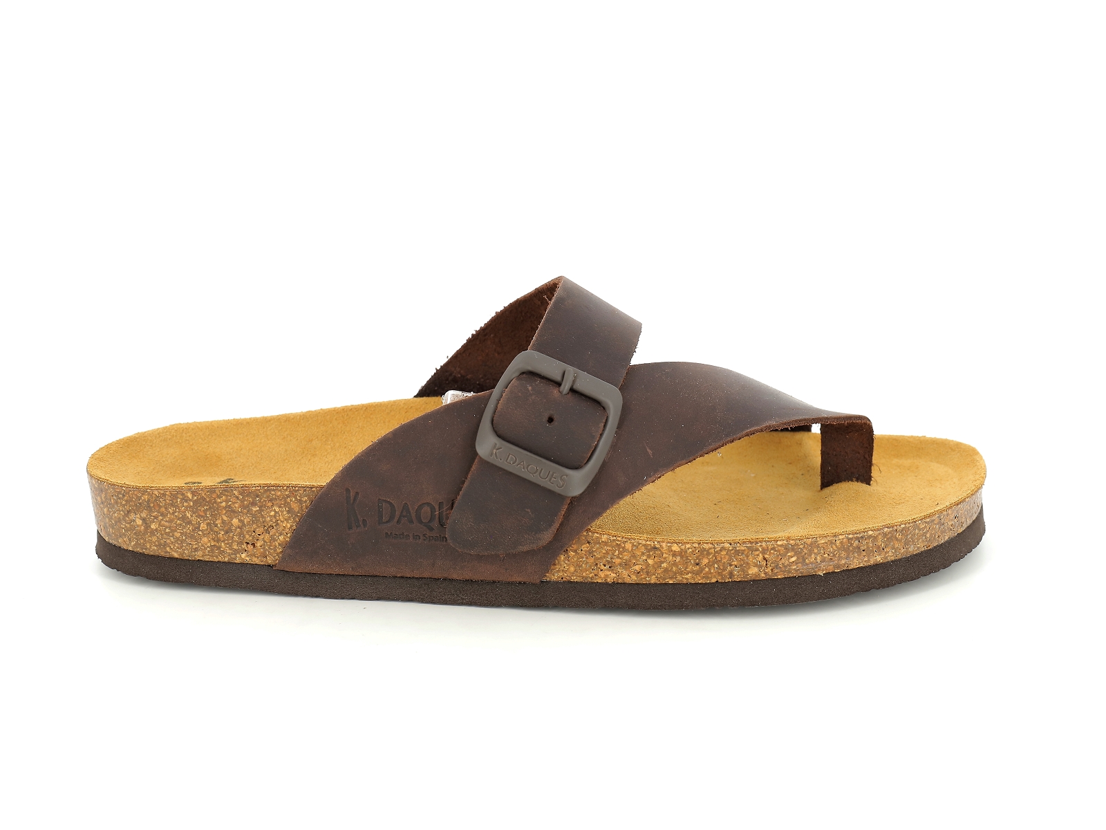 K. daques-PONTOS Cuir Marron Fonce
