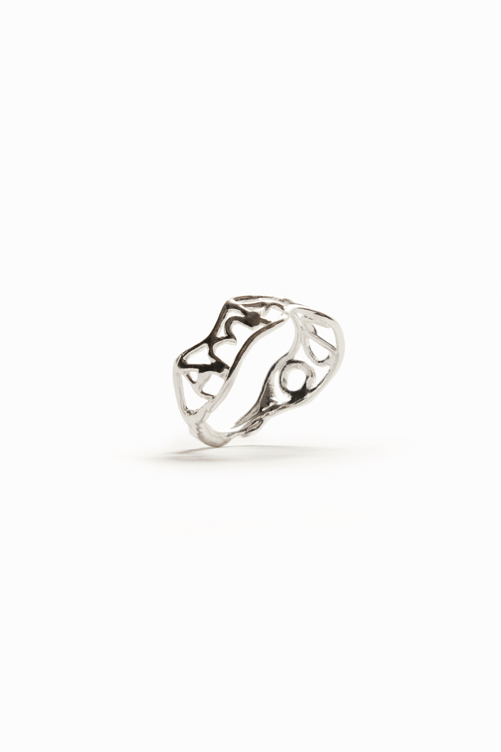 Bague message plaquée argent Zalio