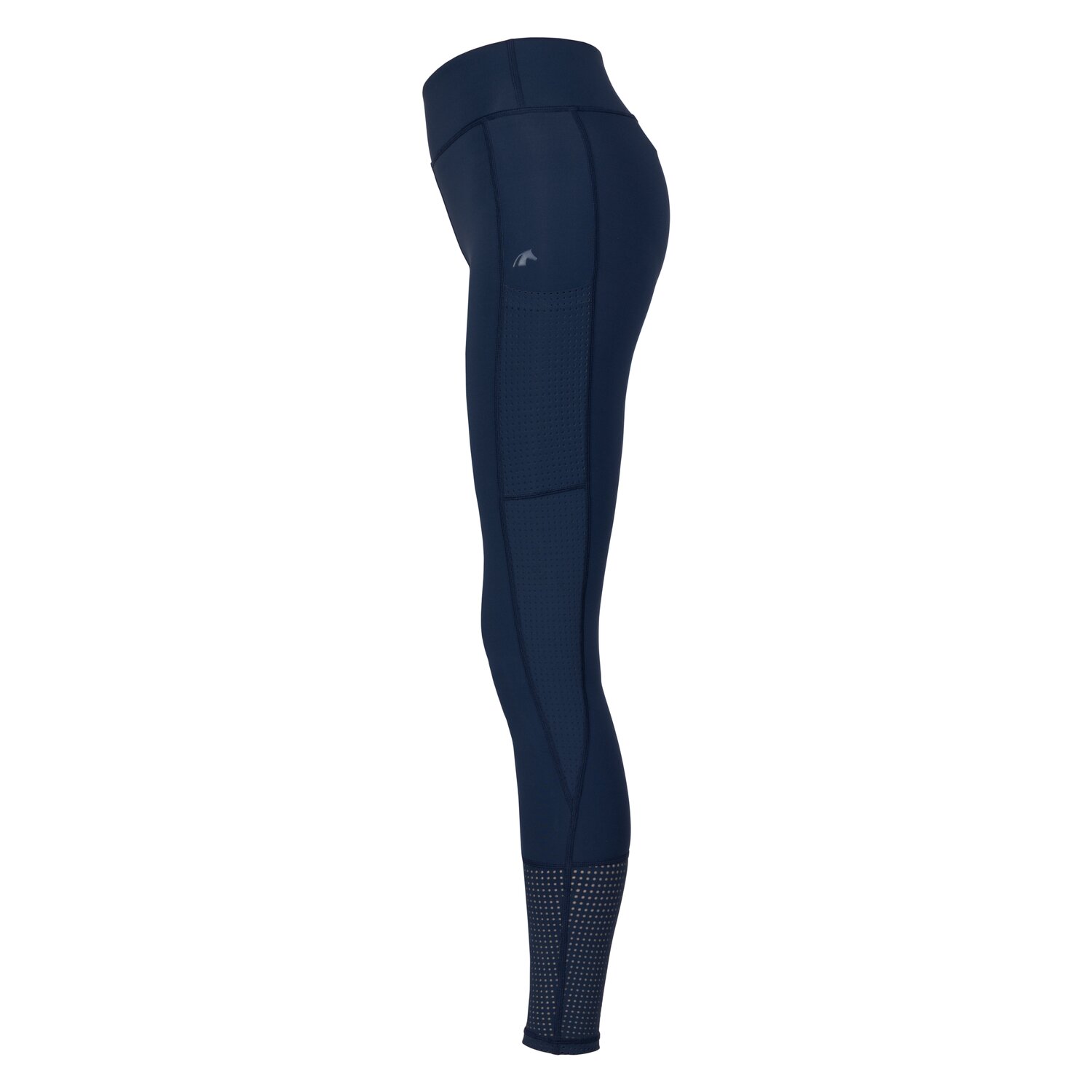 black forest Grip-Halbbesatz-Reitleggings mit Mesh  - navy