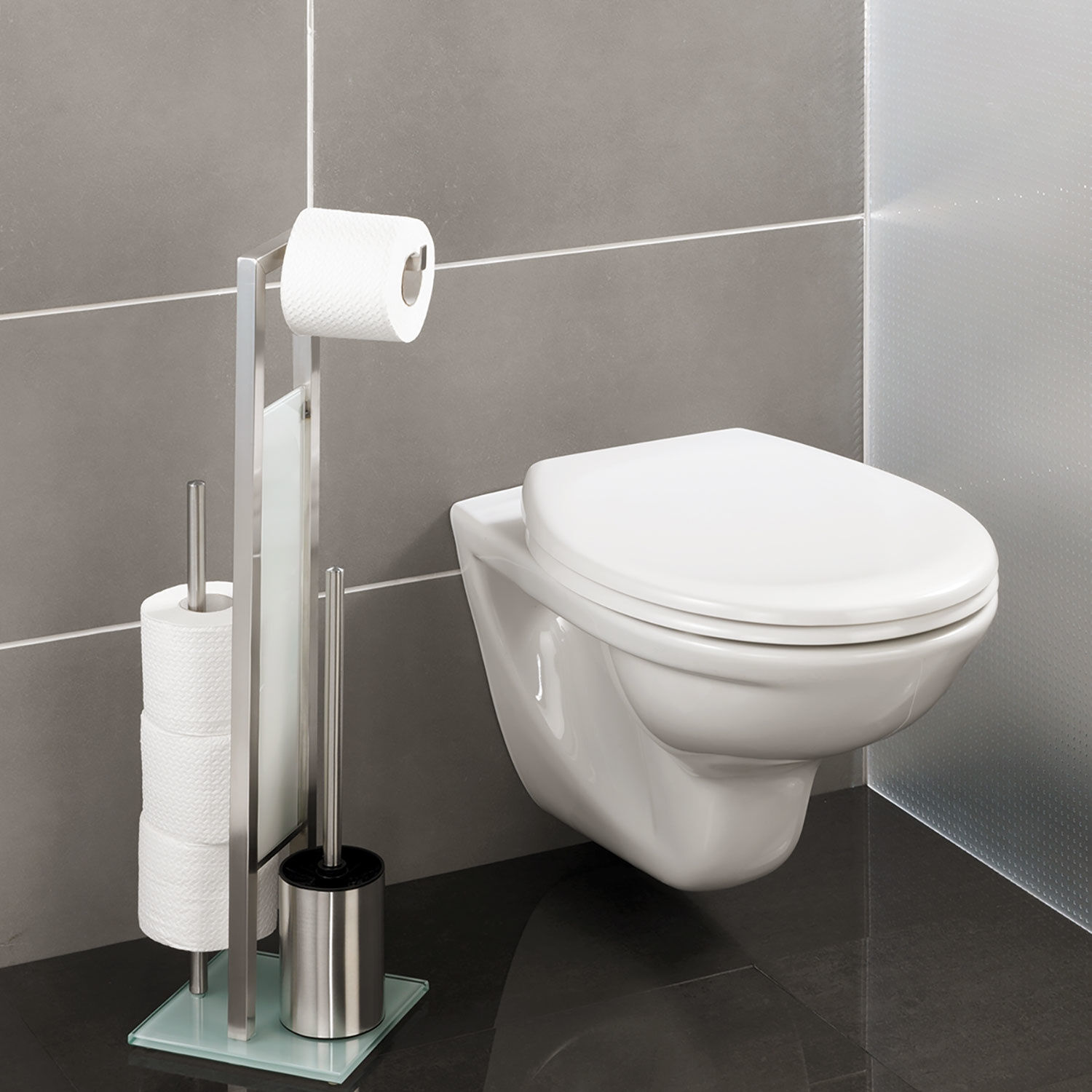 Stand-WC-Garnitur 3in1