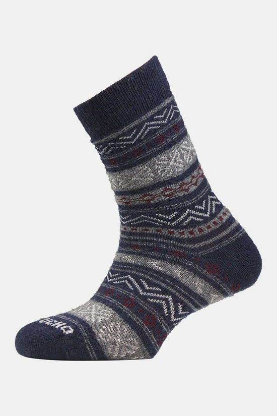 Ayacucho Ayacucho Light Fair Isle Crew Wool Wandelsok