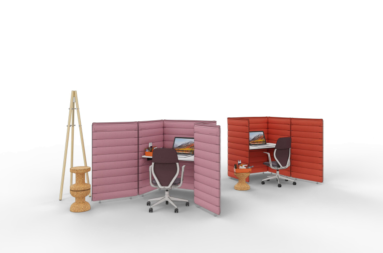 Vitra ACX Mesh fixed bureaustoel grijs onderstel Stone Grey