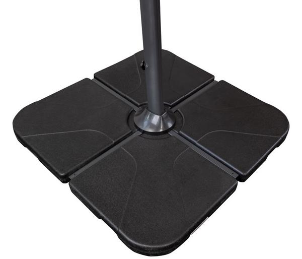 doppler Beschwerplatten für Schirme, 4er-Set