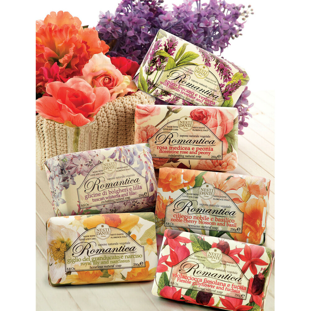 Nesti Dante Romantica Handzeep Rose & Peony250 gr