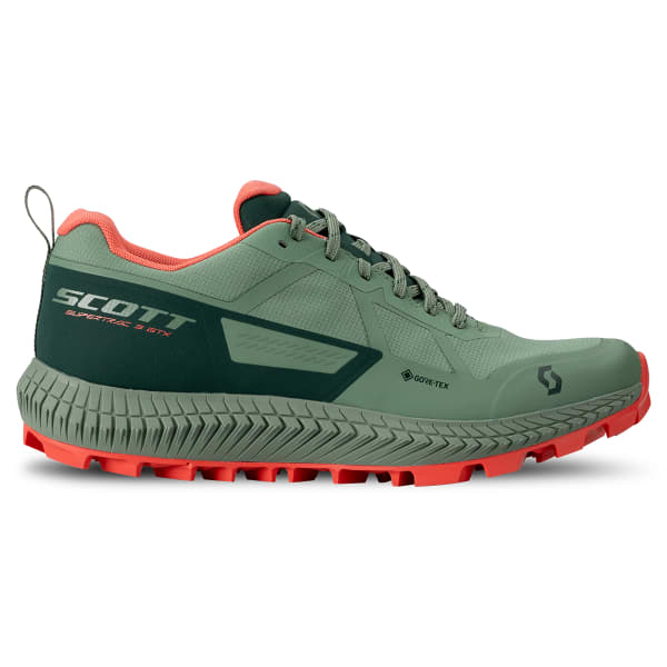 Chaussure trail SCOTT W'S SUPERTRAC 3 GORE-TEX FROST GREEN/CORAL PINK