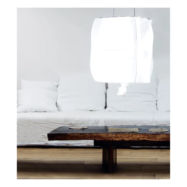 Maison de Vacances Lampe Koushi en métal et coton | Blanc