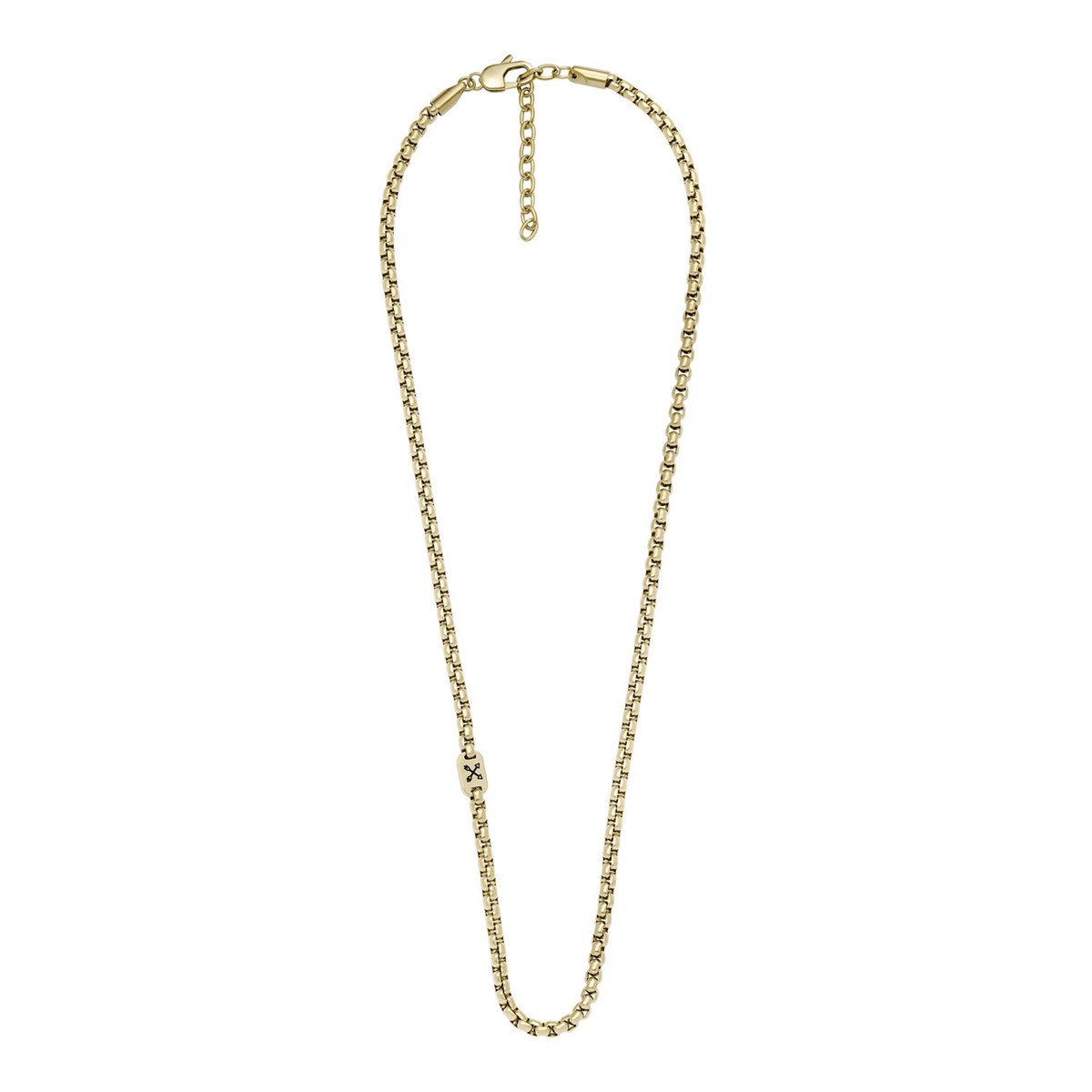 Collier Fossil Adventurer doré
