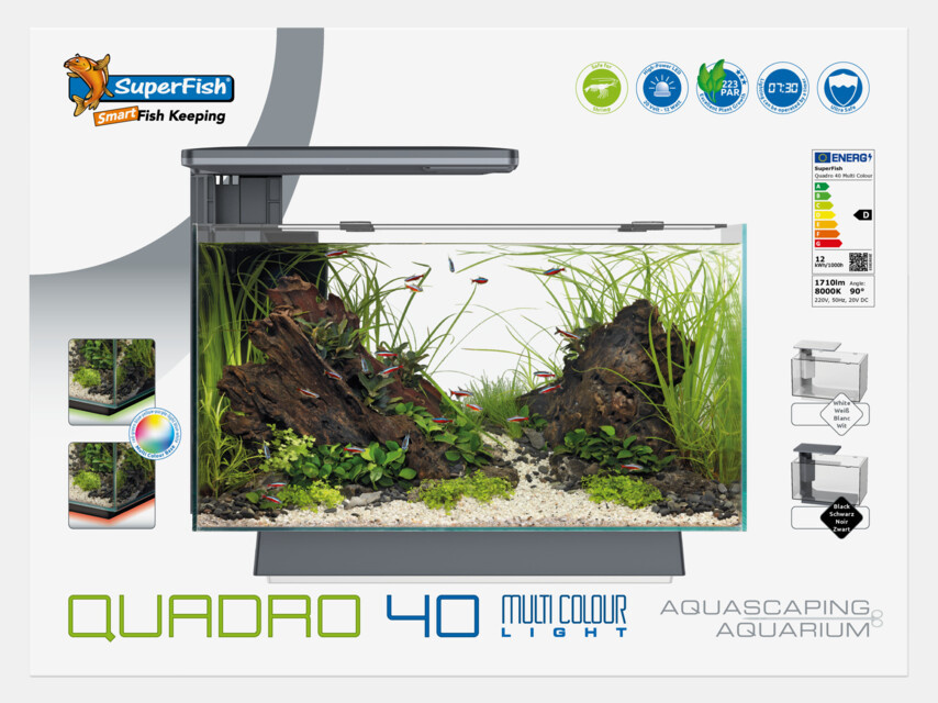 Superfish Quadro 40 Multi Colour Wit Voordeelbundel