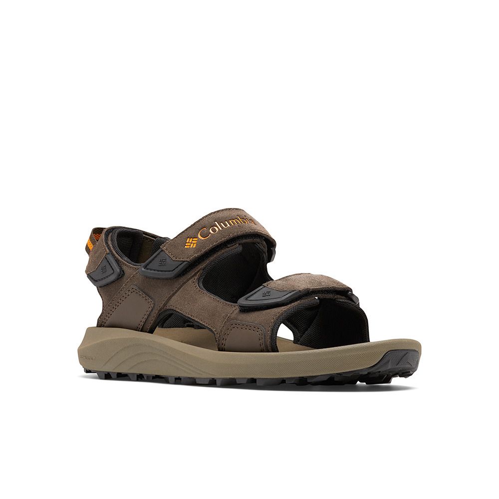 Columbia TRAILSTORM HIKER 3 - Sandales Homme cordovan/gold amber