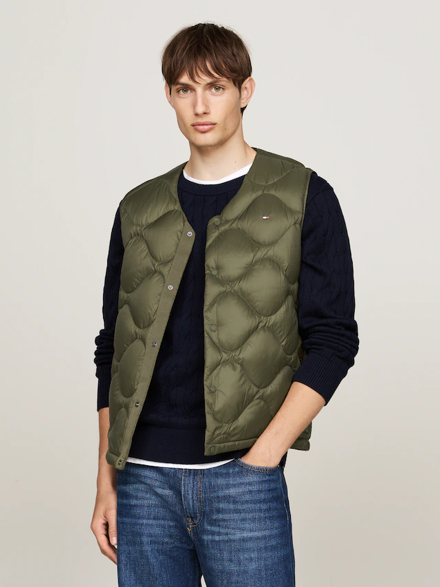 Tommy Hilfiger Steppweste »ONION QUILTED DOWN LINER VEST«, mit Zwiebelsteppung