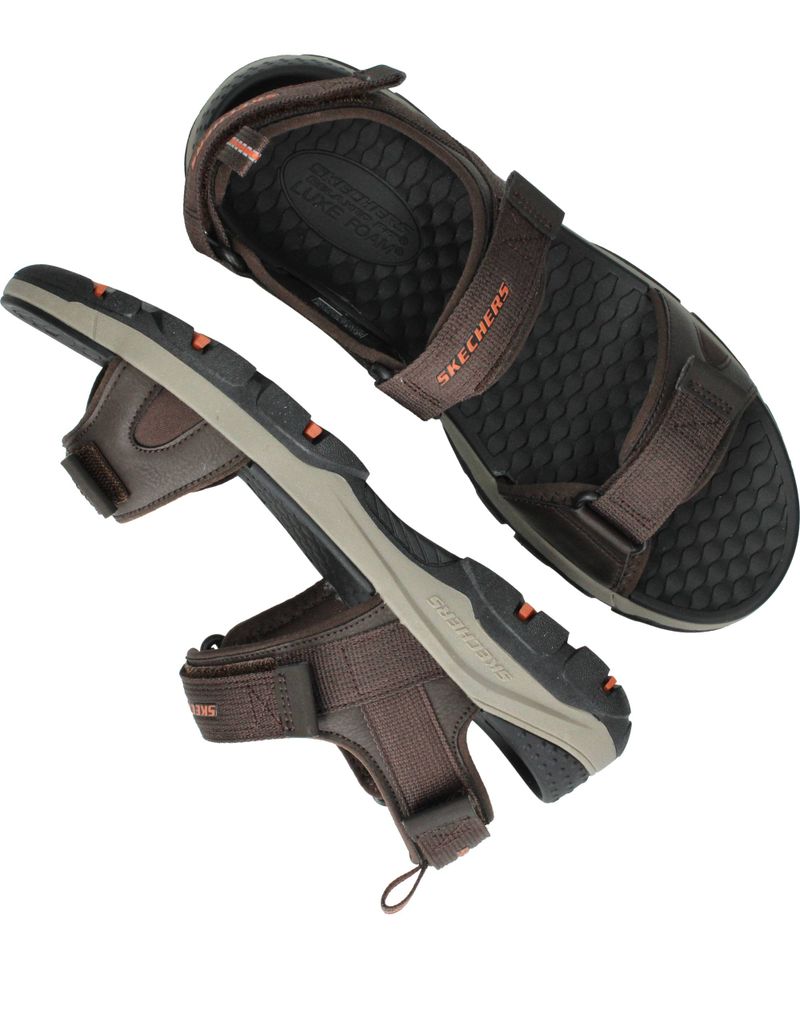 Skechers Relaxed Fit Tresmen Ryer Sandalen Bruin Heren