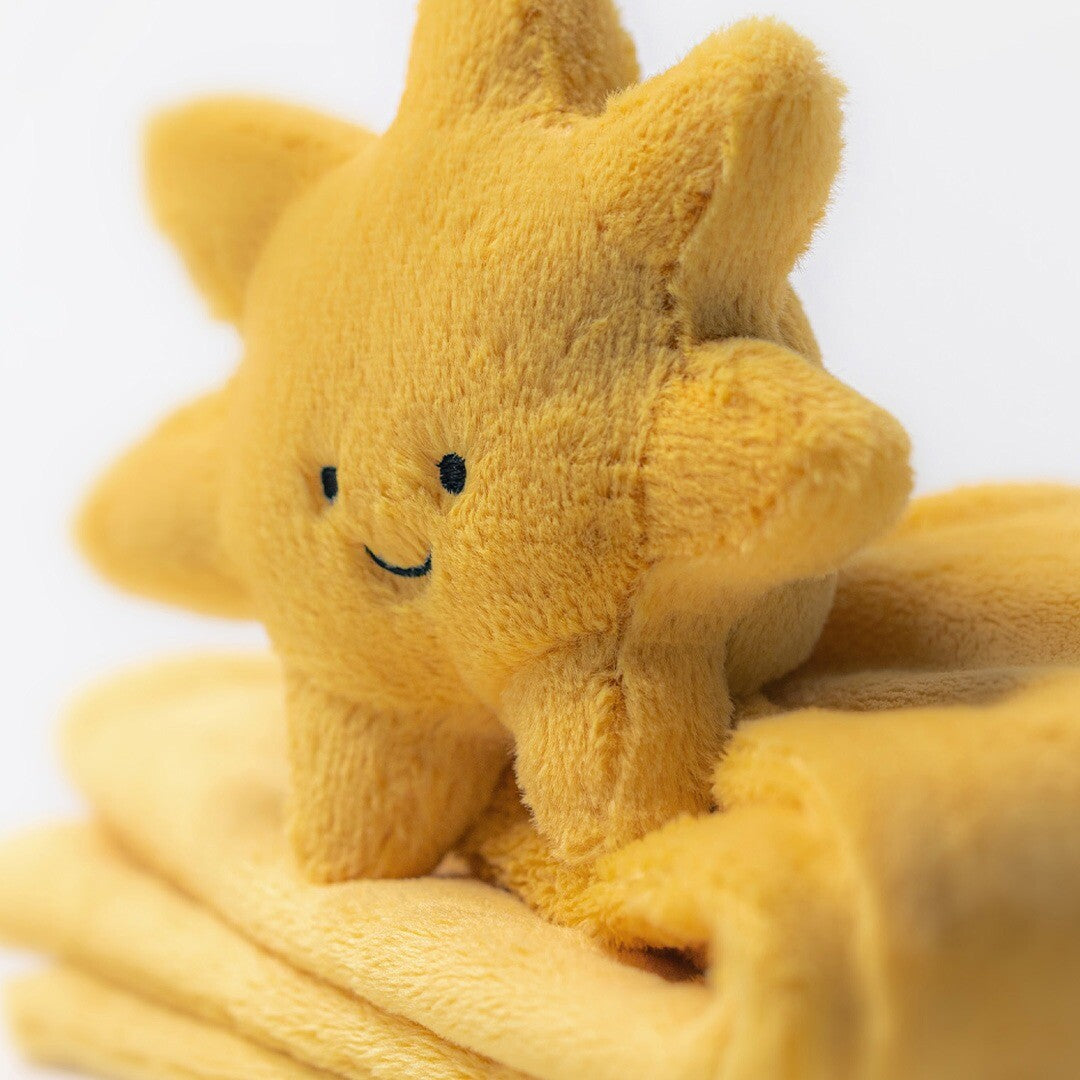 Jellycat knuffeldoek amuseable zon - 34 cm