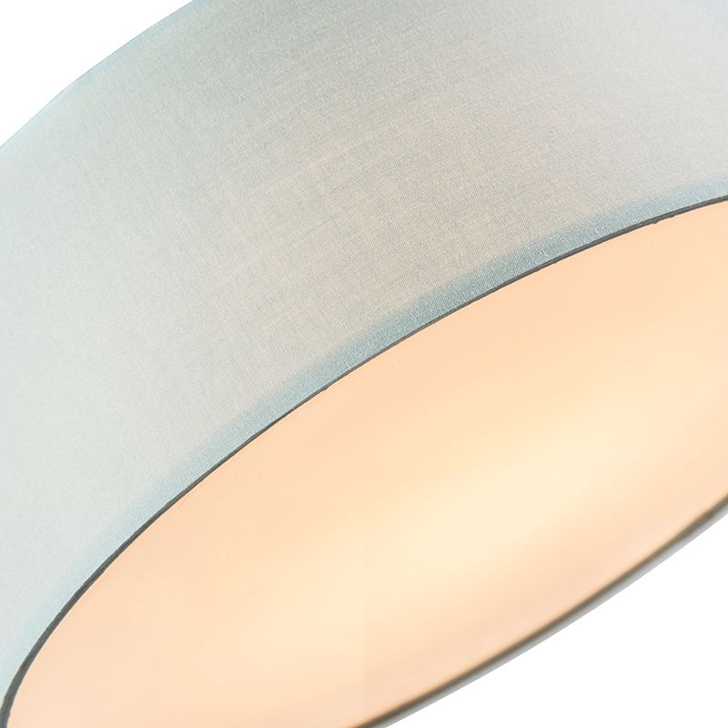 Plafondlamp groen 40 cm incl. LED - Drum LED