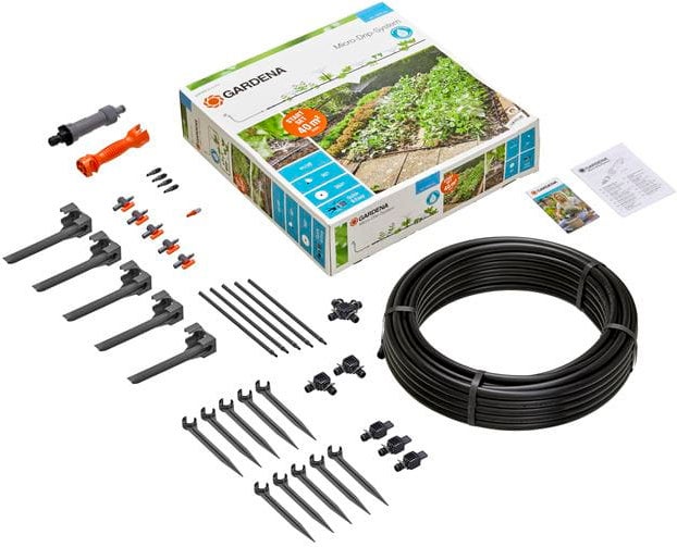 Gardena Micro Drip systeem druppelaar startset bloembedden en moestuinen 40 m²