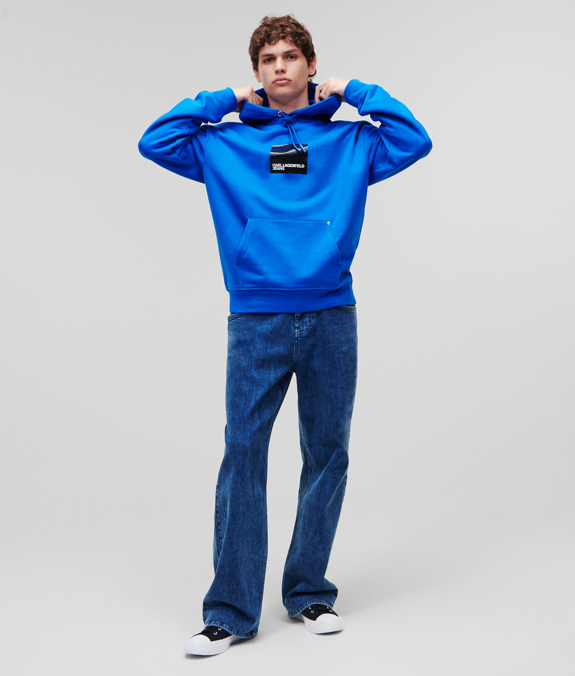 SWEAT À CAPUCHE AVEC LOGO KLJ