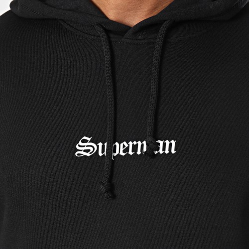 Sweat Capuche Superman Logo Noir