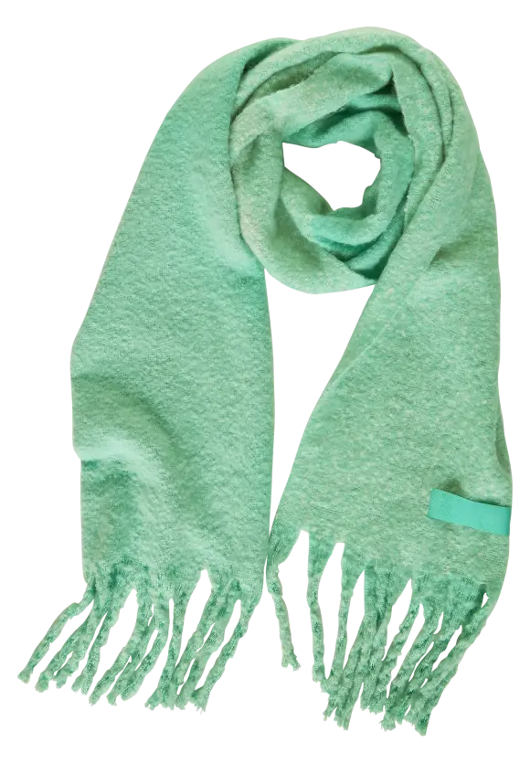 Cosy Winterschal - bright ice green