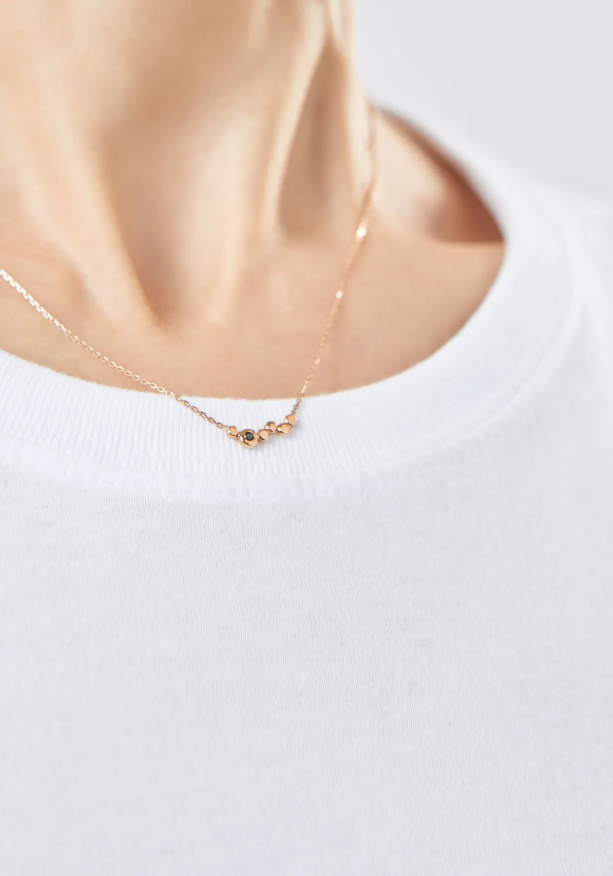 Collier chaîne or jaune et diamant Ira Monsieur