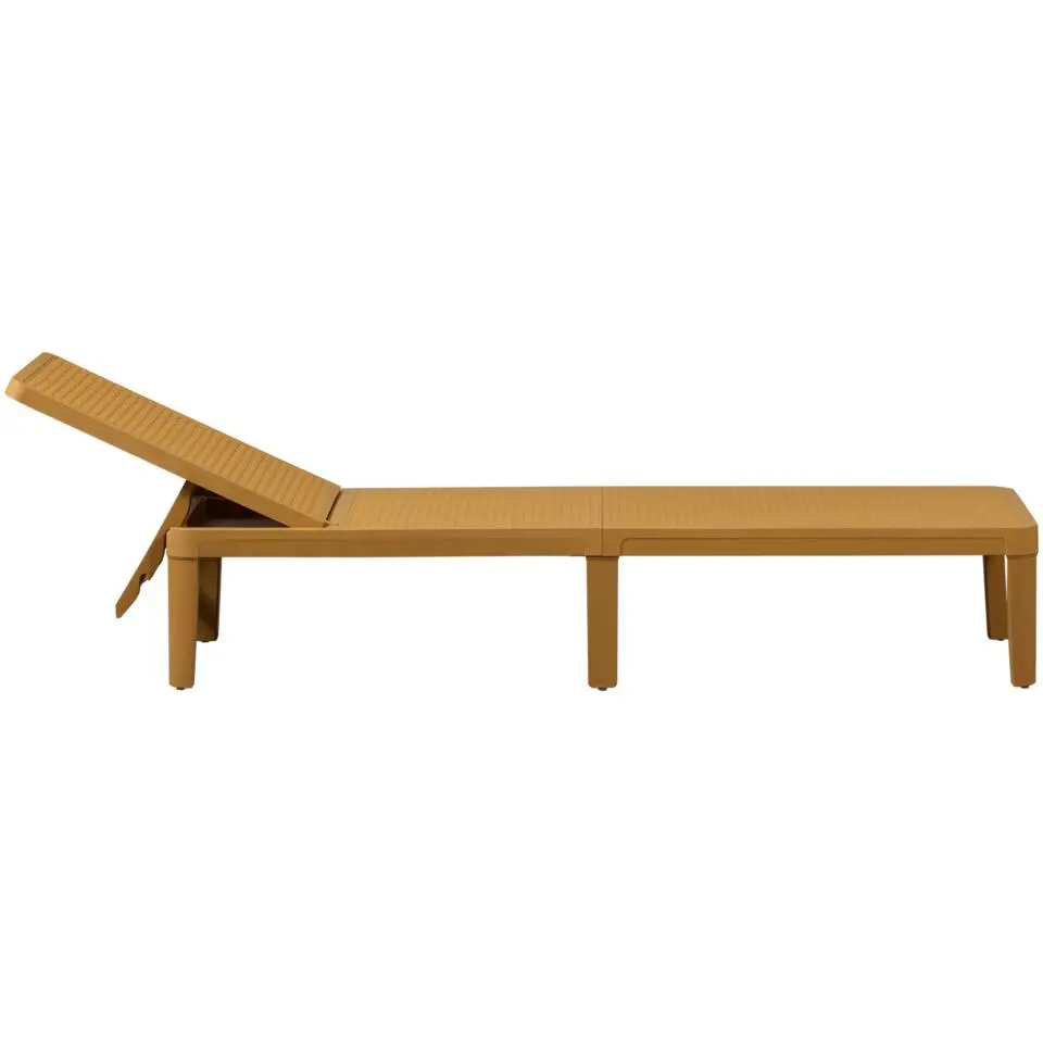 WOOOD Jinte Ligbed Tuin - Kunststof - Geel - 29x55x191