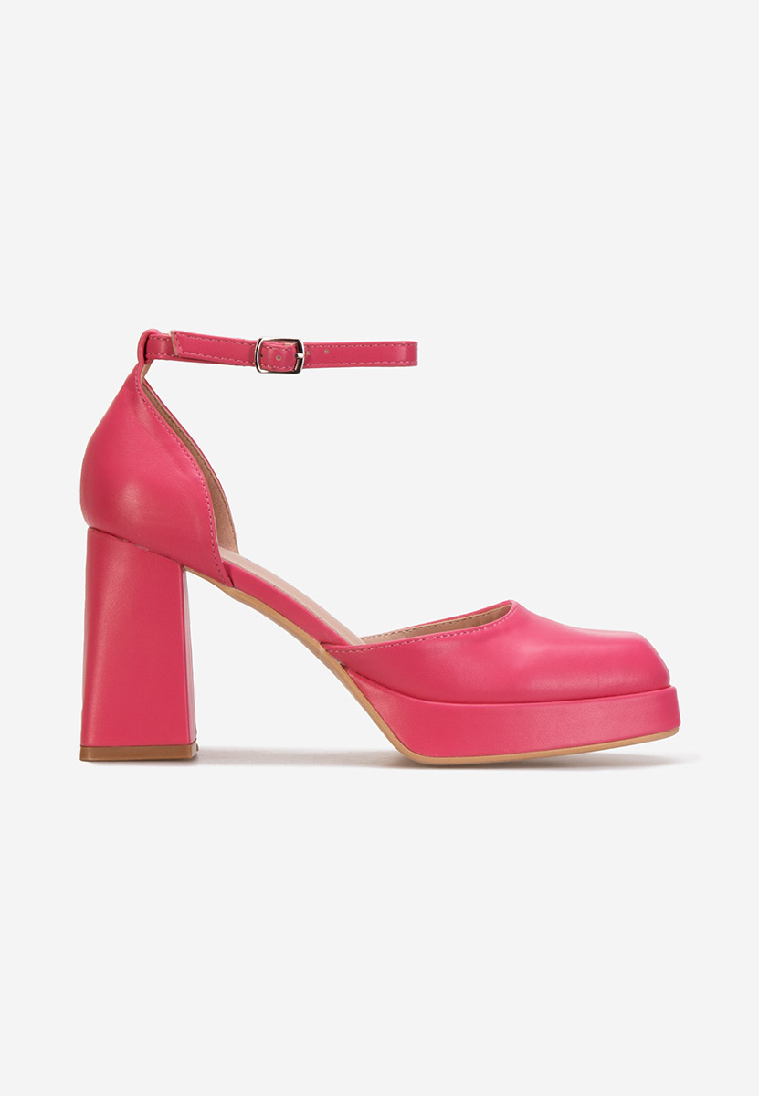 Chaussures à talon épais fuchsia Osera