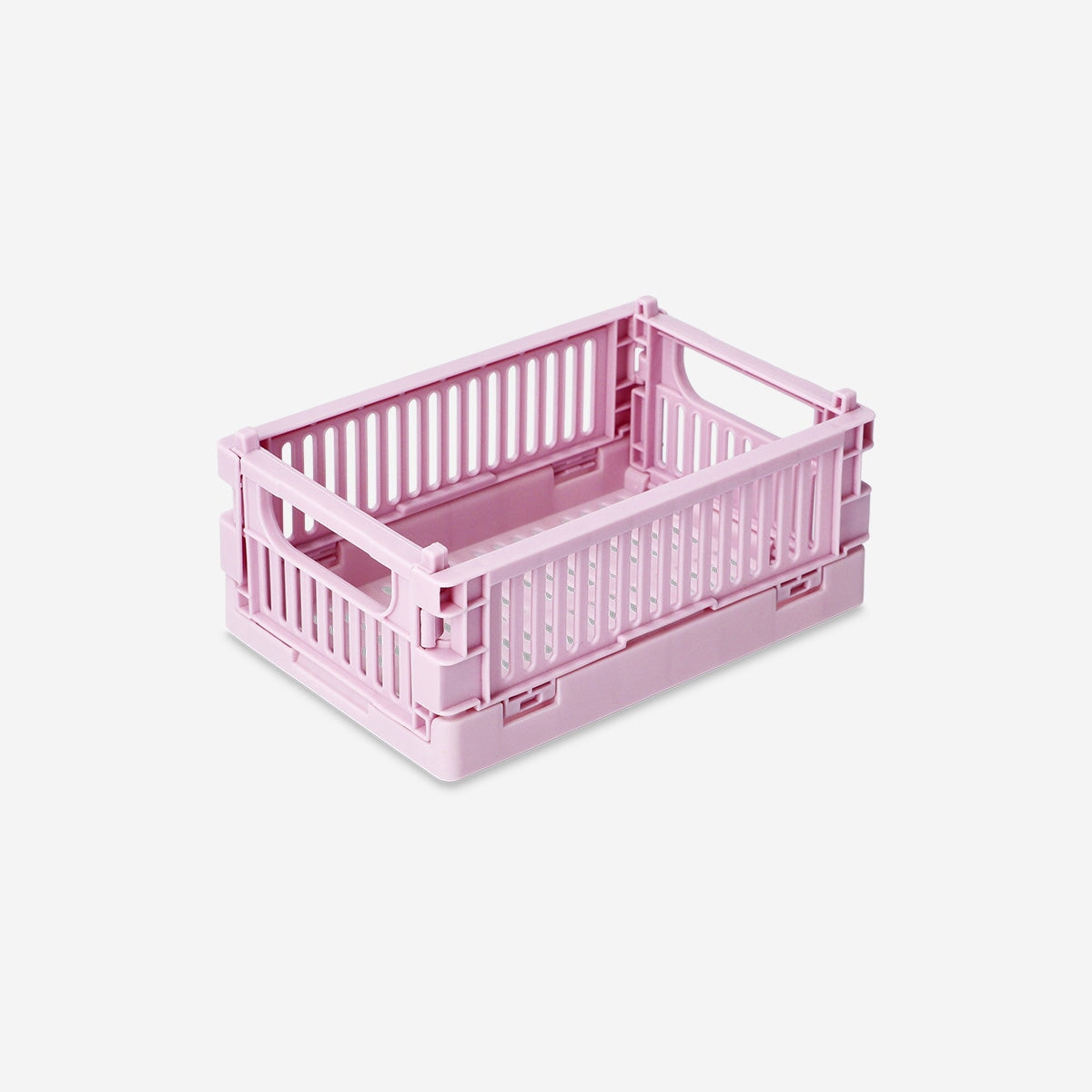 Pink sammenklappelig opbevaringsboks - Lille