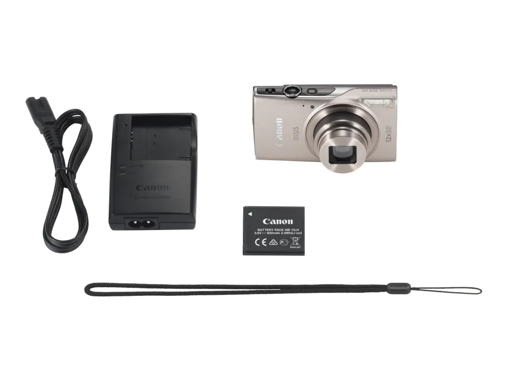 Canon IXUS 285 HS - Digitalkamera - kompakt - 20.2 MP - 1080p / 30 fps - 12x optisk zoom - Wi-Fi, NFC - sølv