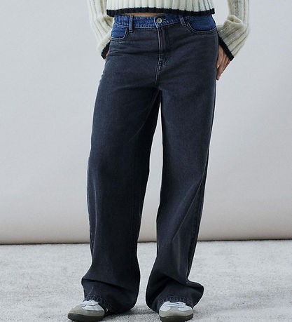 LMTD Jeans - NlfNovi - Blåck Denim/Blue Denim