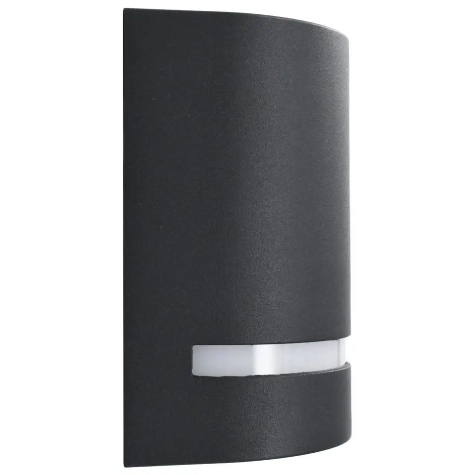 vidaXL - Wandlamp - Zwart - Aluminium - 75 x 95 x 150 mm - 2 stuks