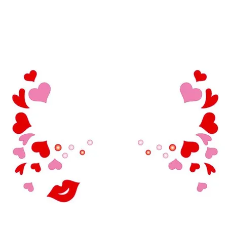 HERMA Face Art Sticker Herzen