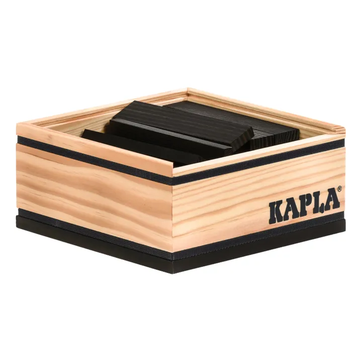 Kapla Coffret Carré - 40 planchettes | Noir