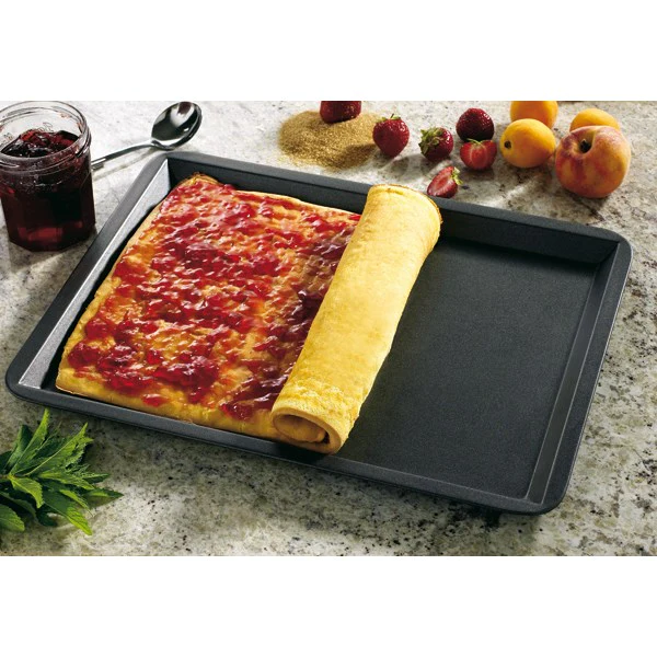 Plaque à pâtisserie acier revêtu anti-adhérent 40 cm Mathon