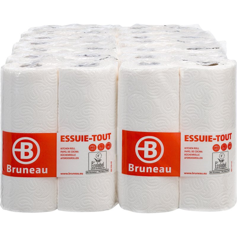 Essuie tout ménager Bruneau - Paquet de 28 rouleaux