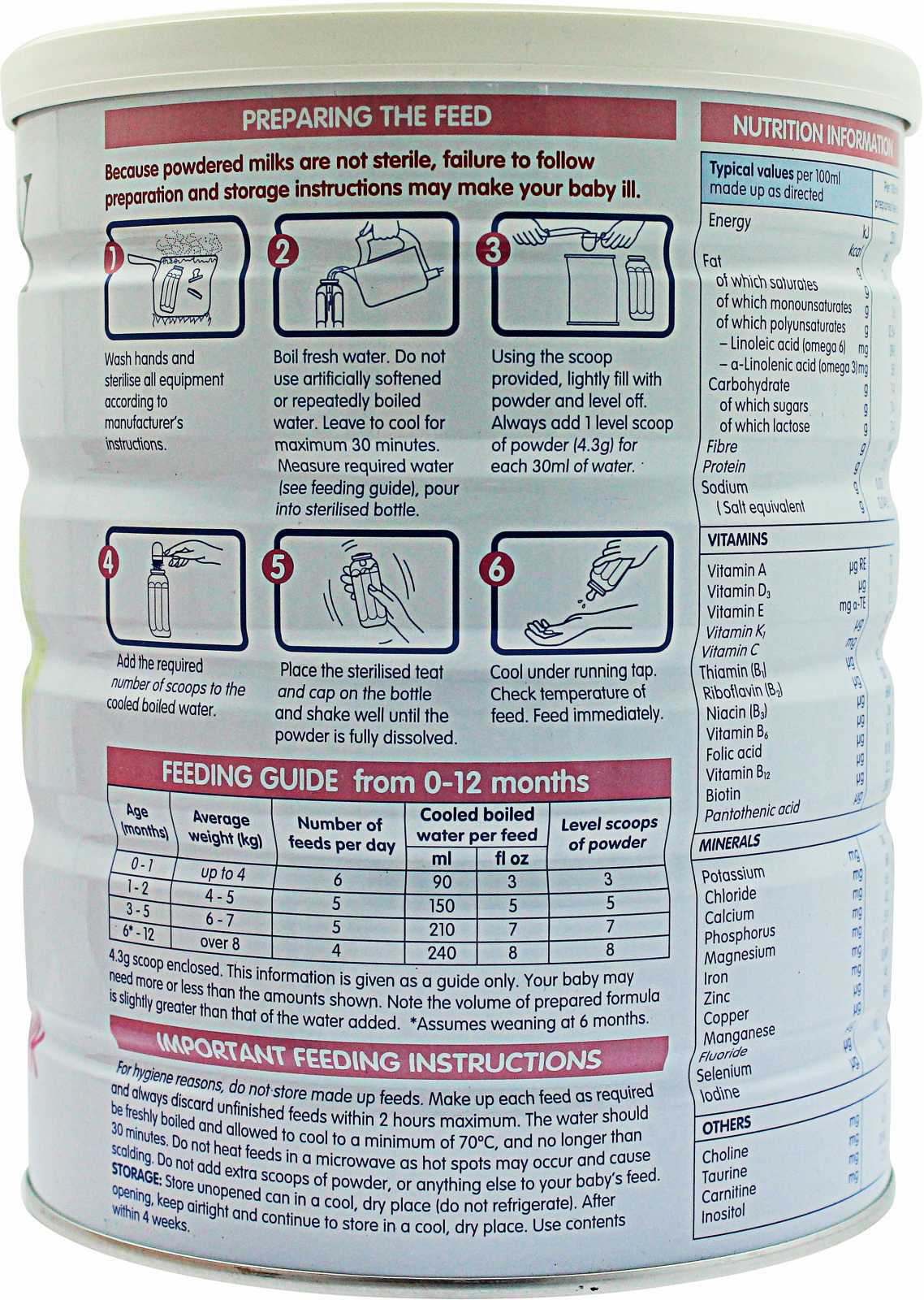 Leite Infantil Nanny Care First 900g